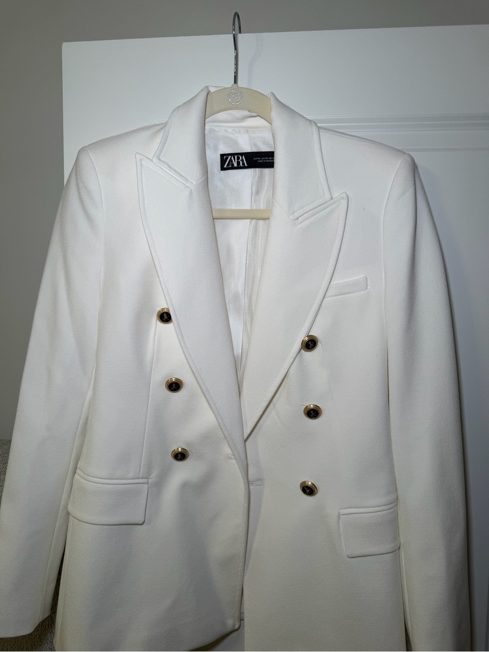 ZARA White Blazer Jacket